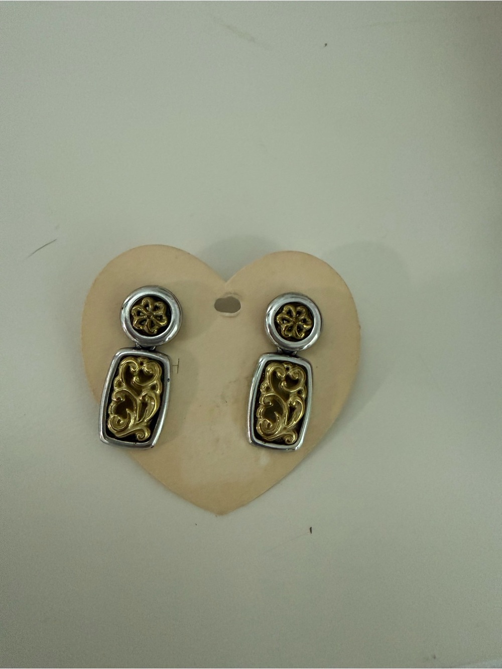 Brighton Earring “ Julien Two Tone “ classic posts